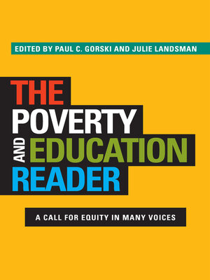 cover image of The Poverty and Education Reader